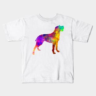 Bohemian Wirehaired Pointing Griffon in watercolor Kids T-Shirt